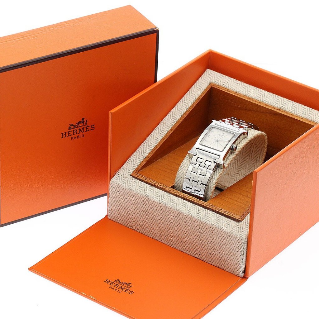 Hermes H Watch Hh1210 Silver Dial Quartz Ladies Watch